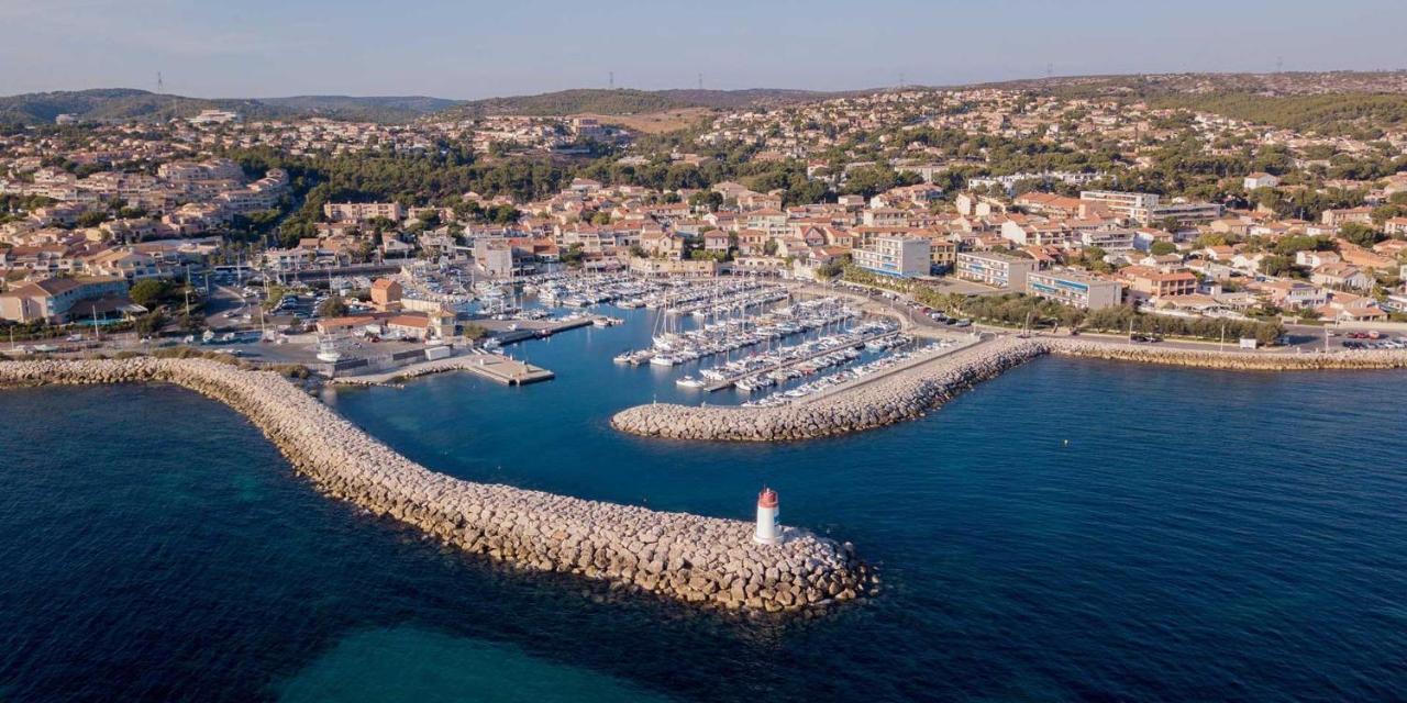 Sea, Sweet & Sun - Vue Sur Mer - T3 - Plage Commerce Et Port A Pieds Соссе-ле-Пен Экстерьер фото